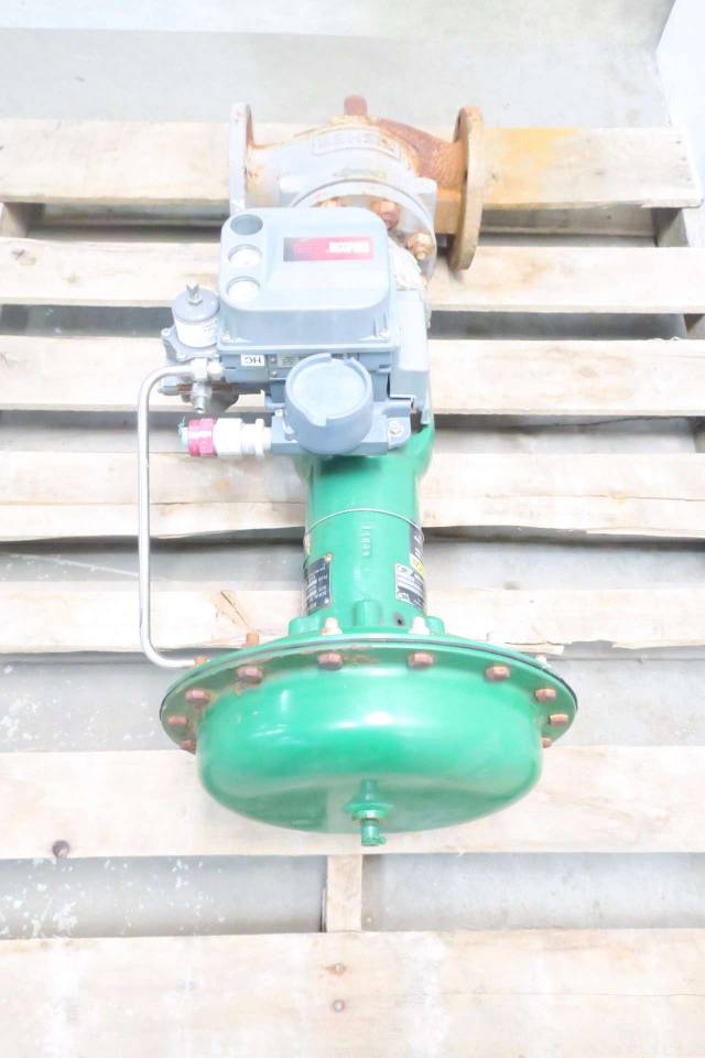 FISHER ET 3 IN 667 DVC6010 STEEL PNEUMATIC FLANGED 150 CONTROL VALVE