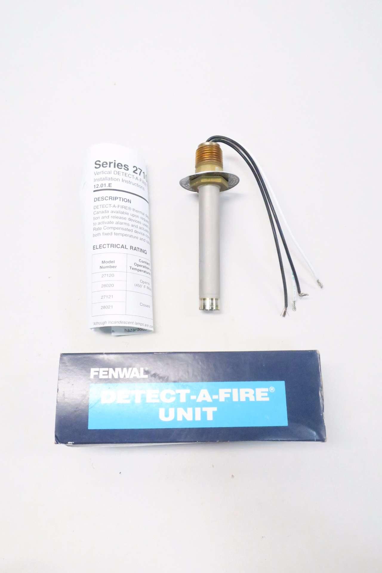 NEW KIDDE FENWAL 12-E27121-000-05 THERMAL DETECTOR 12E2712100005 