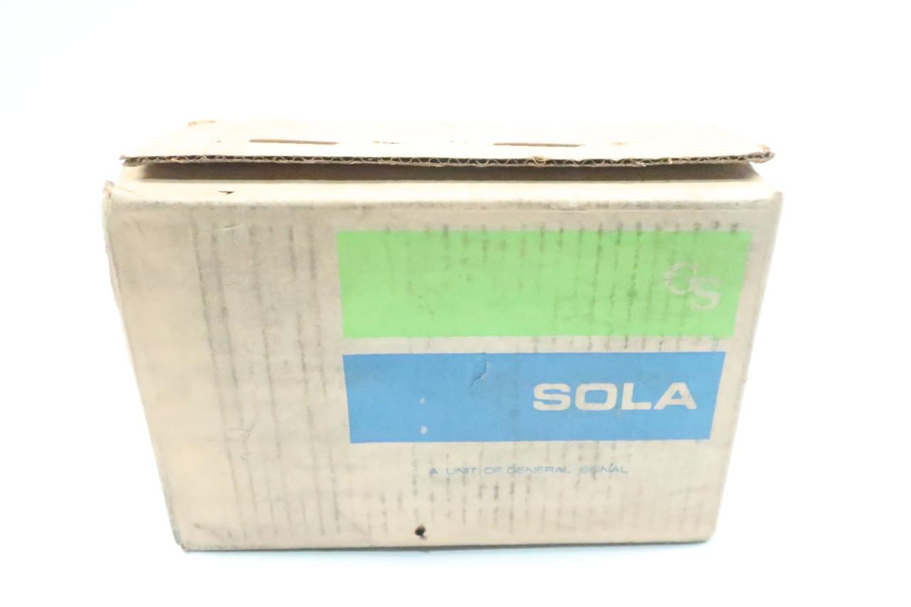 Details about   SOLA 23-13-060-2 Constant Voltage Transformer 60VA 95-130V In  118V Out 60Hz 
