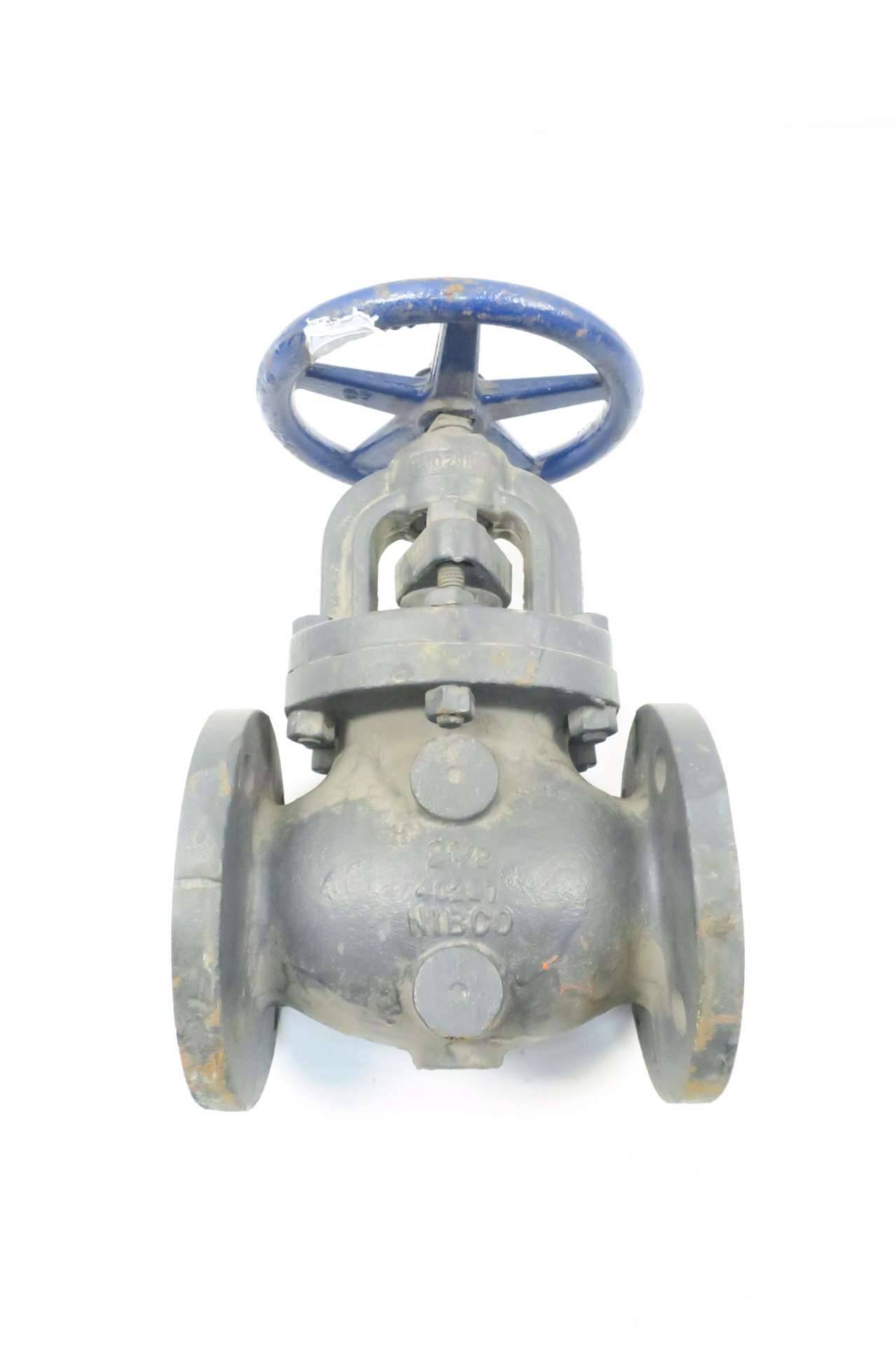Nibco F-718-B Manual Iron Flanged Globe Valve 2-1/2in Nibco F-718-B Manual Iron Flanged Globe Valve 2-1/2in