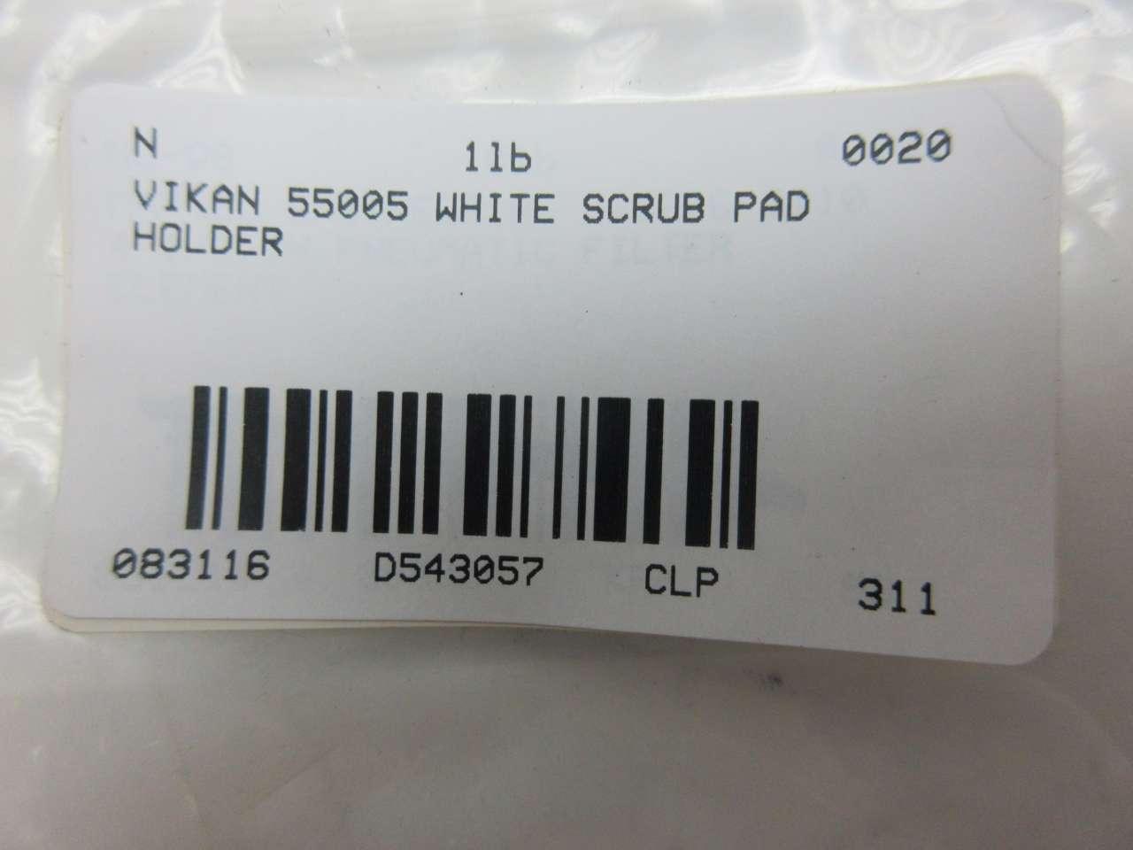 Vikan 55005 Scrub Pad Holder,White,9"L 