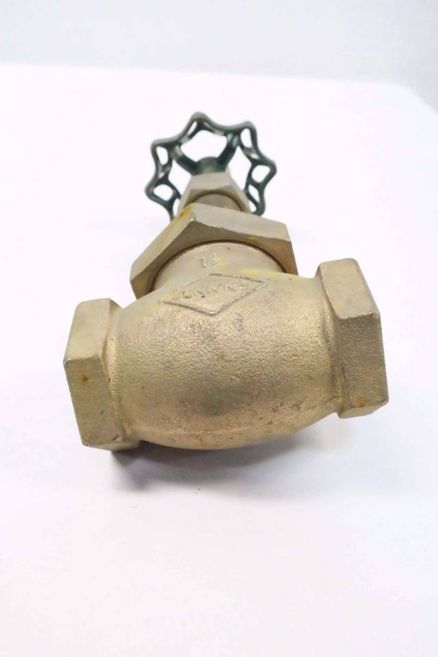 JENKINS FIG 106B 11/2 IN NPT 150 BRONZE THREADED GLOBE VALVE D543406