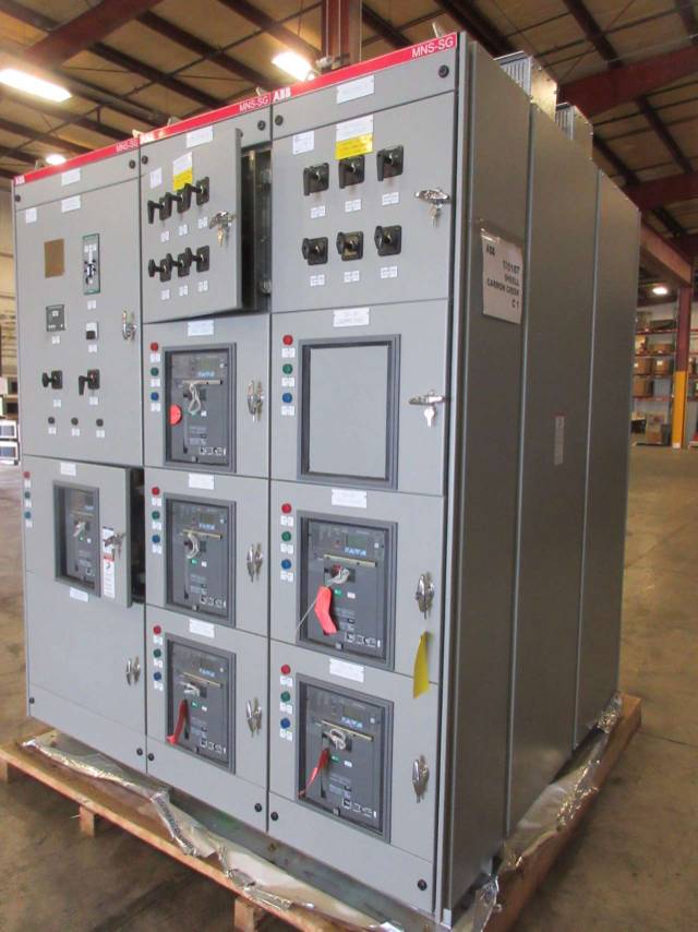 ABB MNSSG SWITCHGEAR 5X SACE E2SA 1600A 1X SACE E4SA 3200A D543689