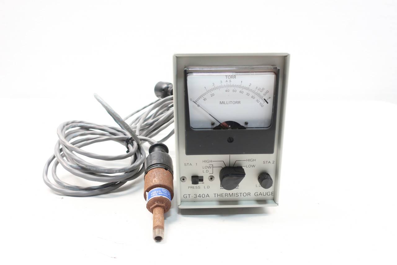 Cvc GT340A GT034 Thermistor Gauge 115vac 0100 Millitorr