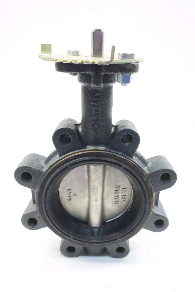 NIBCO LD3222 4 IN IRON STAINLESS FLANGED LUG STYLE BUTTERFLY VALVE D544019