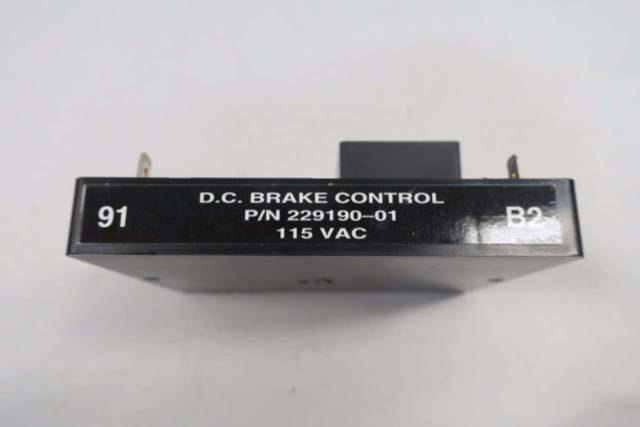 LIFT-TECH 229190-01 DC BRAKE CONTROL MODULE 115V-AC D544892