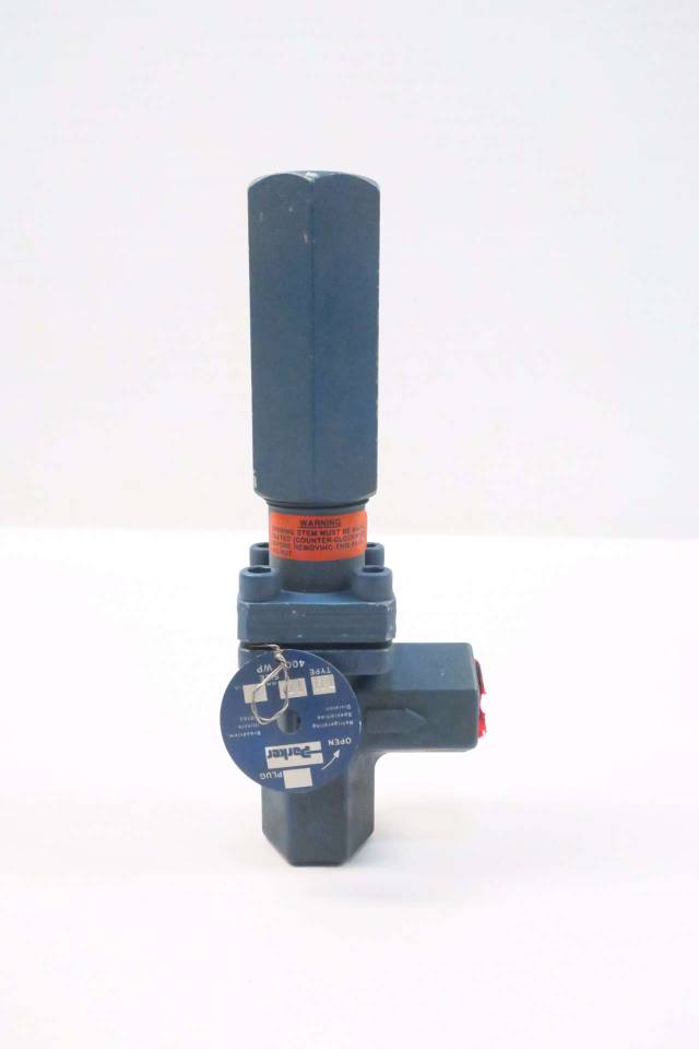 PARKER TH REFRIGERATION HAND SHUTOFF ANGLE GLOBE VALVE 1/2 IN NPT