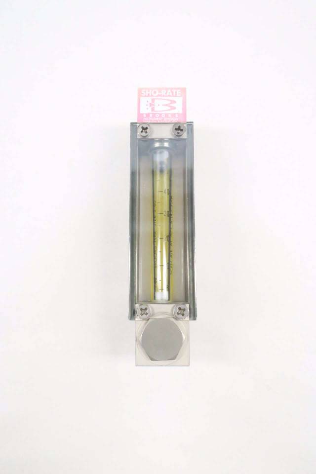 BROOKS ROTAMETER 1040SCFH AIR AT 70F & 14.7PSI 1/4 IN NPT FLOW METER