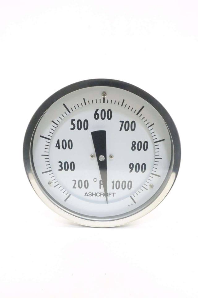 ASHCROFT 2001000F 1/2 IN NPT TEMPERATURE GAUGE D545671