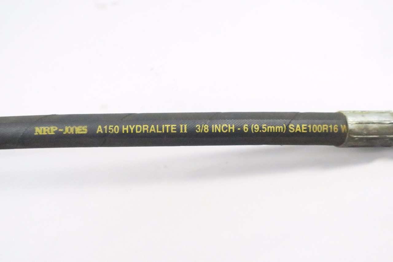 Details about   Nrp Jones A150 SAE100R16-6 Hydralite Ii 10ft 3/8 In 4800psi Hydraulic Hose 