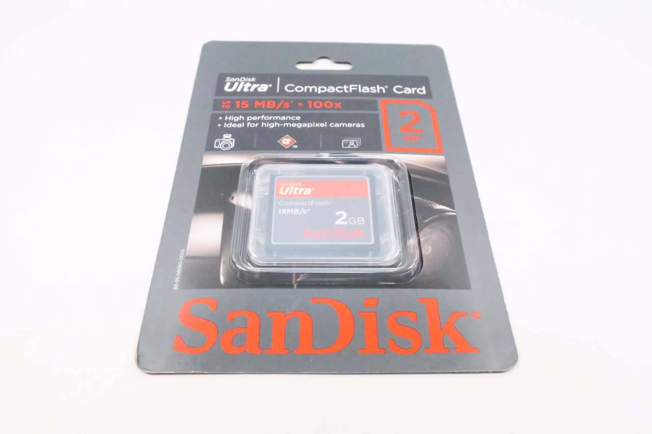 SanDisk Ultra Compact Flash 2GB Card (SDCFH-002G-A11) (Retail Package)