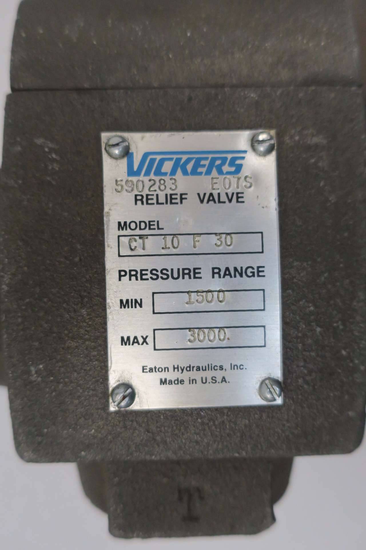 Vickers CT5-100 AF-MF WB5100 Relief 120v Solenoid Hydraulic, 57% OFF