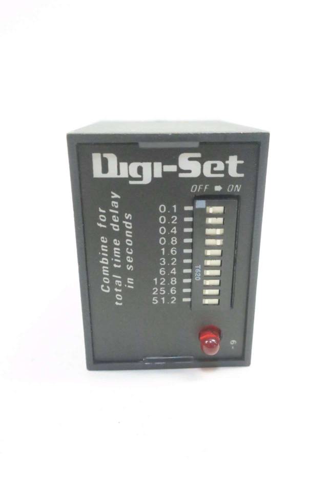 SSAC TDSL120AL DIGISET TIME DELAY RELAY 120VAC D547934