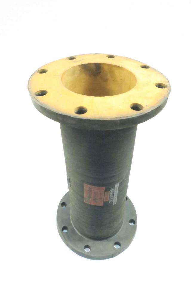 RED VALVE SA06000000100MB 6 IN PURE GUM RUBBER PINCH VALVE SLEEVE