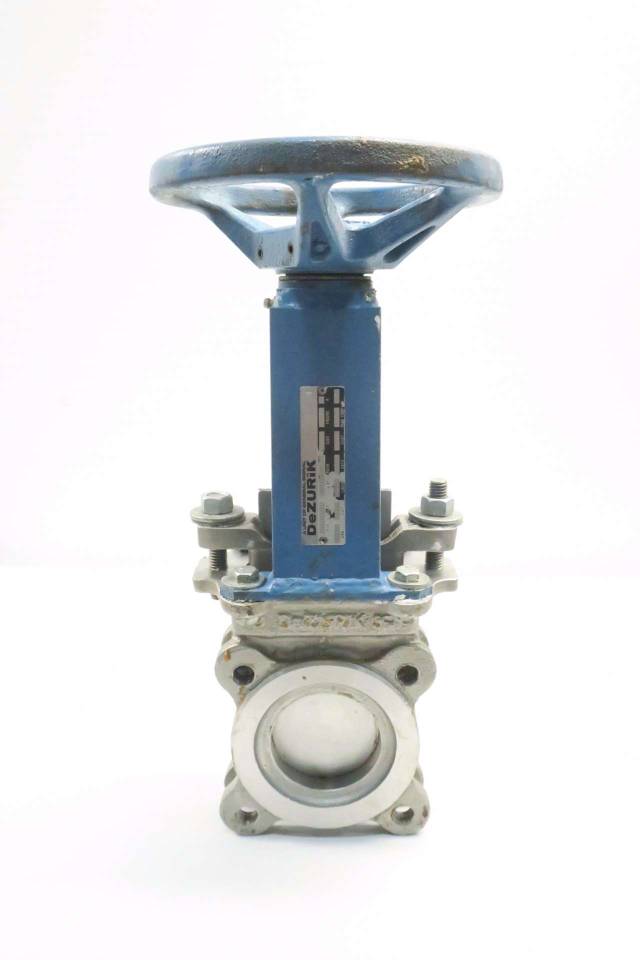 DEZURIK 9221960 824 3 IN STAINLESS FLANGED KNIFE GATE VALVE D548812