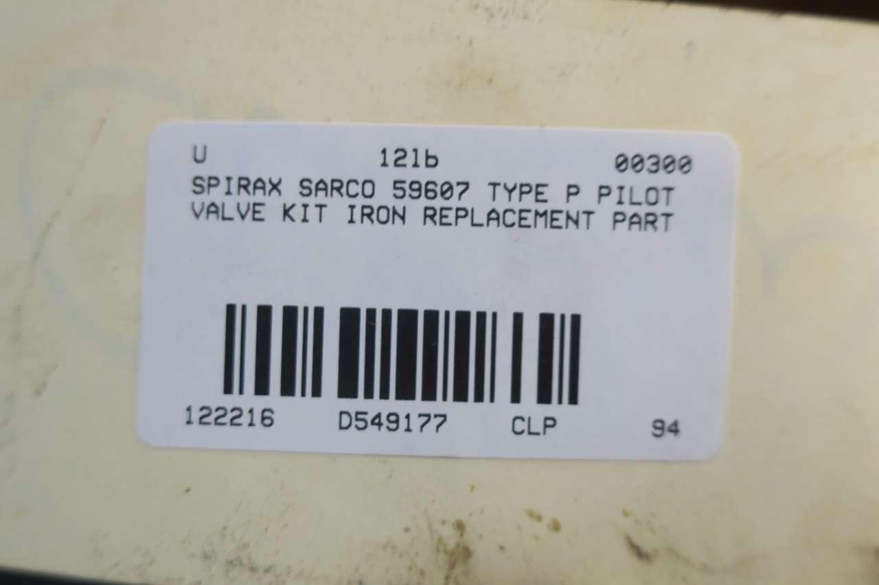 Spirax Sarco 59607 TYPE P Pilot Valve Kit Iron D549177