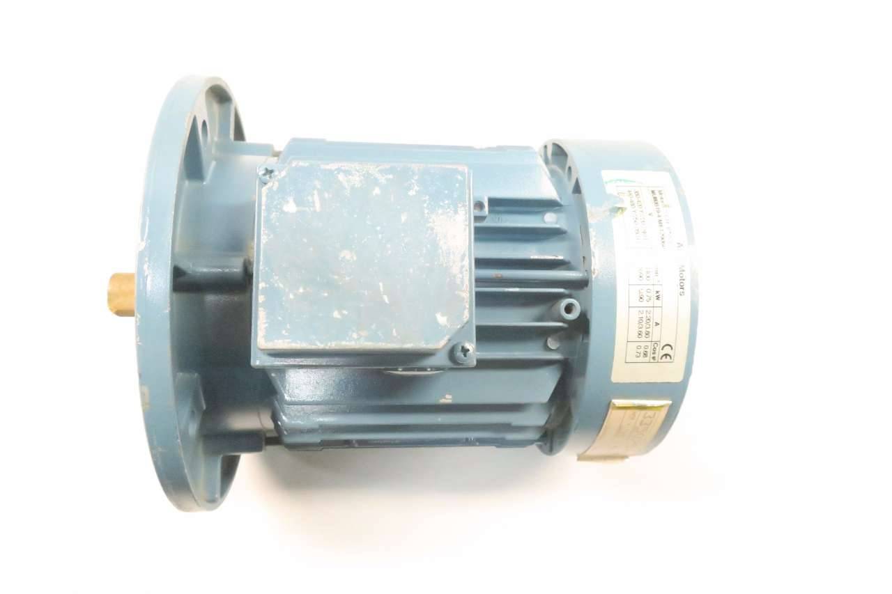 Abb Mu80b19 4 Mk129060 S 0 9kw 440 480v Ac 1690rpm 3ph Electric Motor