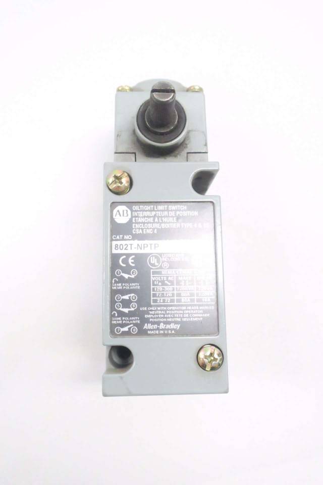 ALLEN BRADLEY 802T-NPTP LIMIT SWITCH SER H D549870