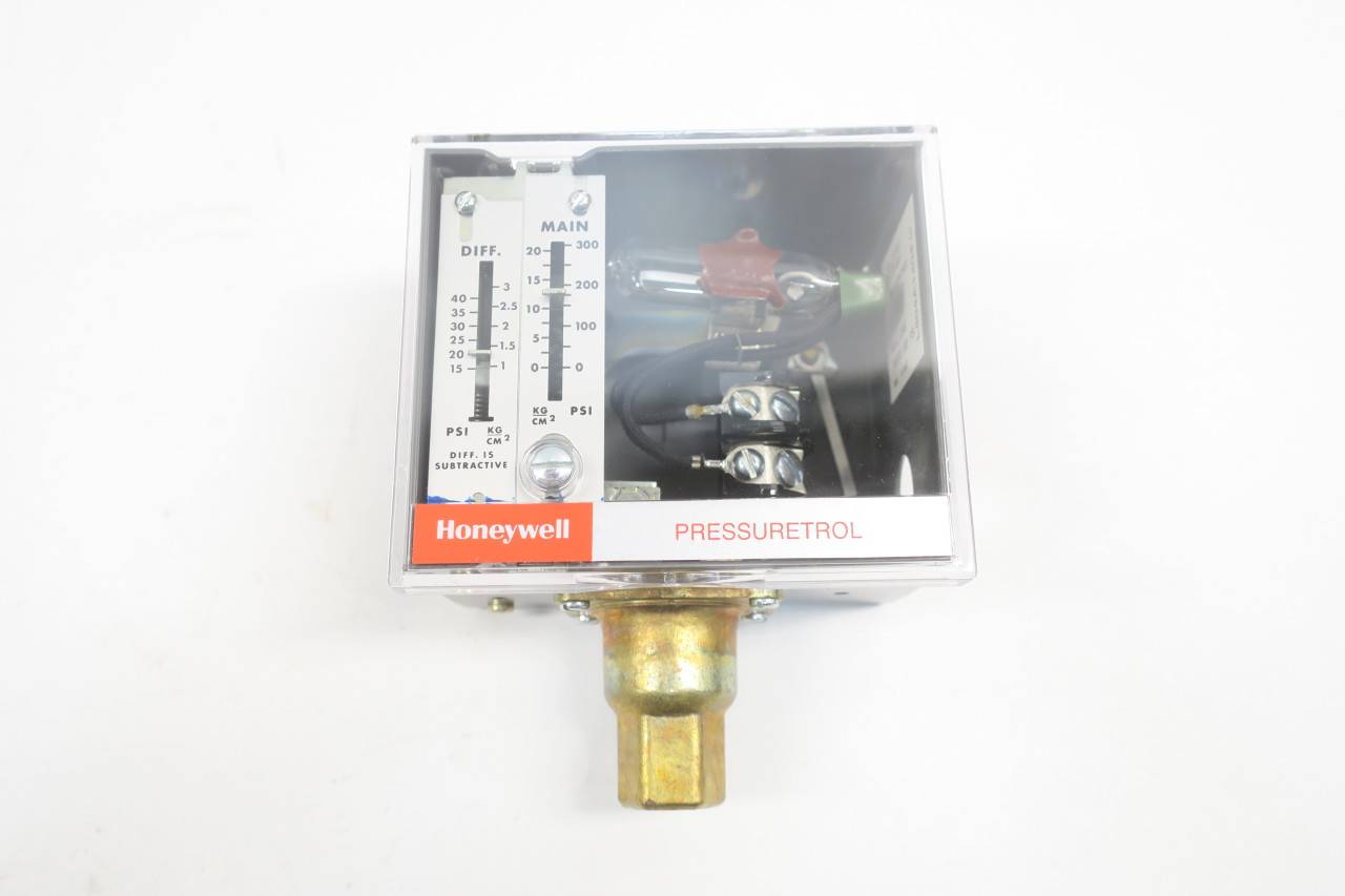 Honeywell L404A 1396 Pressuretrol Mercury Pressure Switch, 53 OFF
