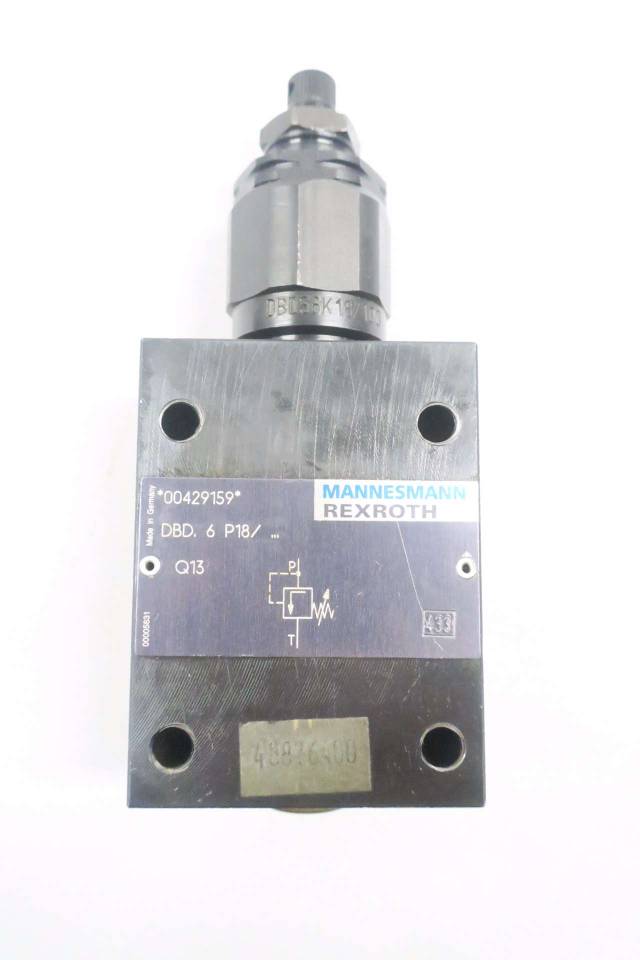 REXROTH DBD6P18 HYDRAULIC PRESSURE RELIEF VALVE D550097