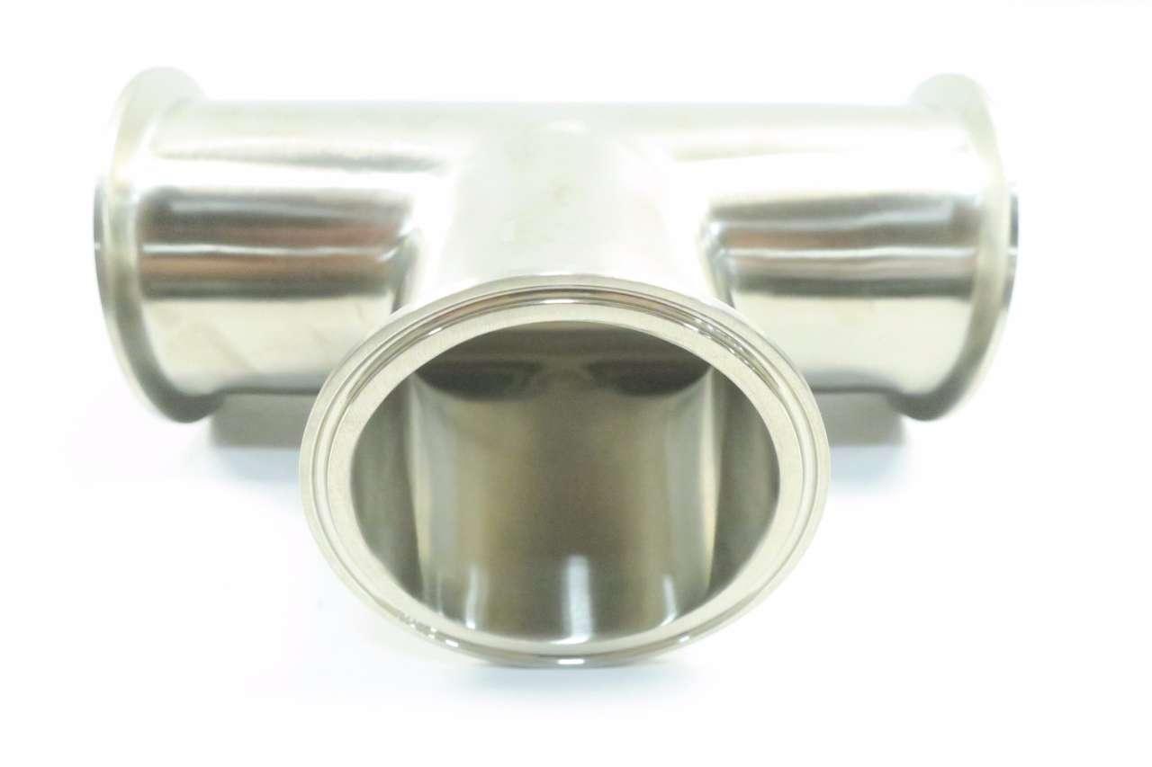 Tri Clover B7MP-3-316L-7 3in Stainless Tri-clamp Tee Fitting 