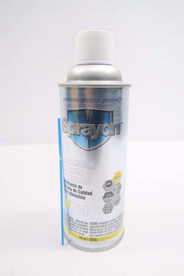 SPRAYON LU210 CASE OF 1010OZ FOOD GRADE SILICONE LUBRICANT D551374