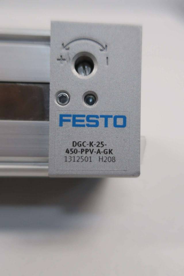 FESTO DGCK25450PPVAGK 450MM 25MM RODLESS PNEUMATIC CYLINDER D551947