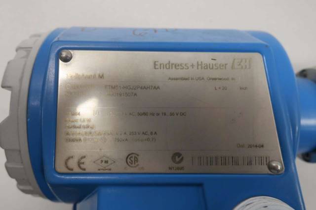 Endress Hauser Ftm51 Hgj2p4ah7aa Soliphant M 19 253v Ac Level
