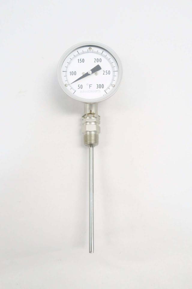 ASHCROFT 30EI60L060 BIMETAL THERMOMETER 50300F 3 IN D553100