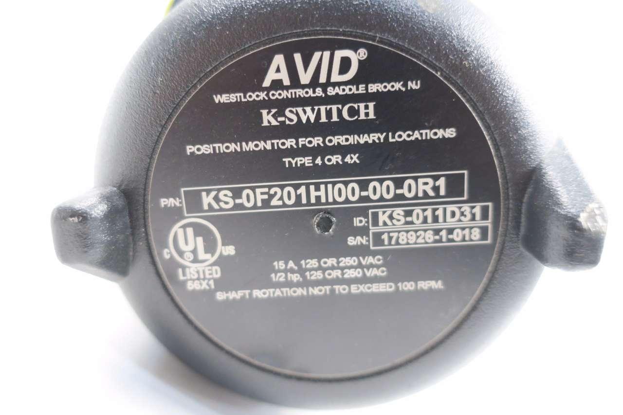 Avid Avid Westlock Contrôles KS-0F201HI00-00-0R1 K-Switch KS-011D31 Limite Switch 