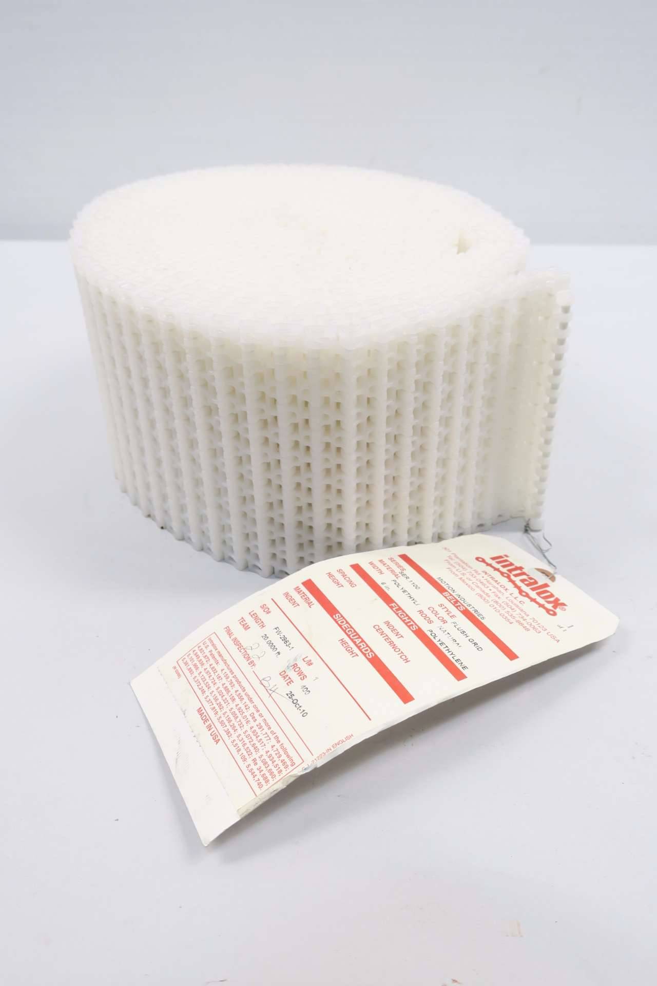 Intralox 1100 x 23-5/8 W x 35 L Conveyor Belt Intralox 1100 x 23-5/8 W x 35 L Conveyor Belt