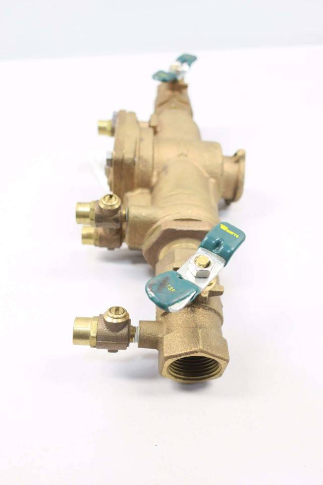 WATTS 009M2QTRP BACKFLOW PREVENTER VALVE 600WOG 1 IN NPT BRONZE D555696