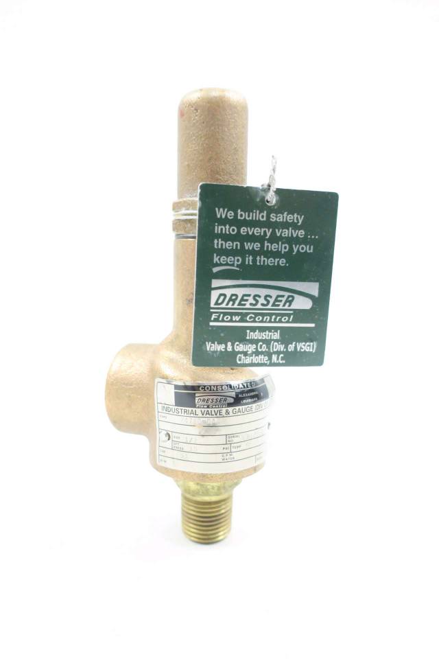 Dresser 2478d Da Consolidated 15psi 1 2 In Npt Bronze Relief Valve