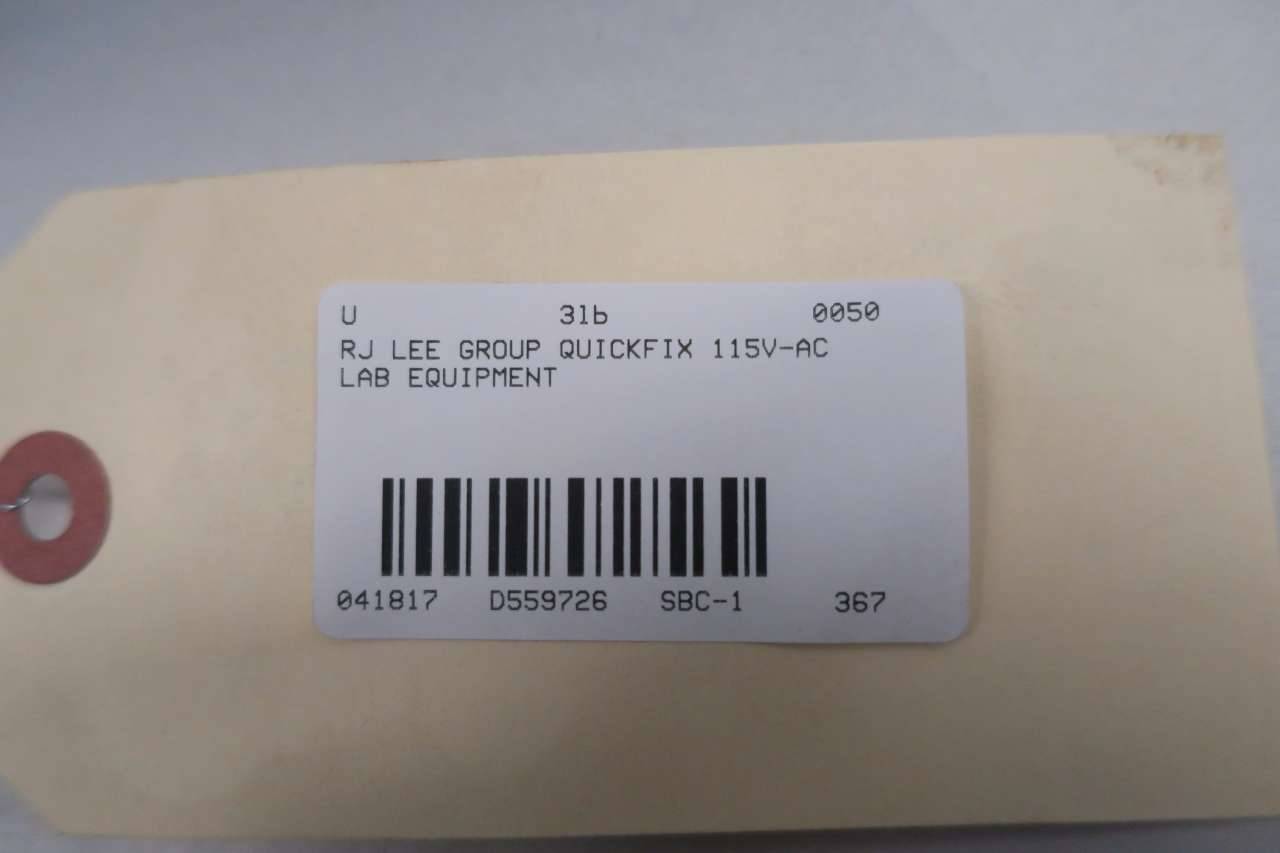 Rj Lee Group Quickfix 115v-ac Lab Equipment