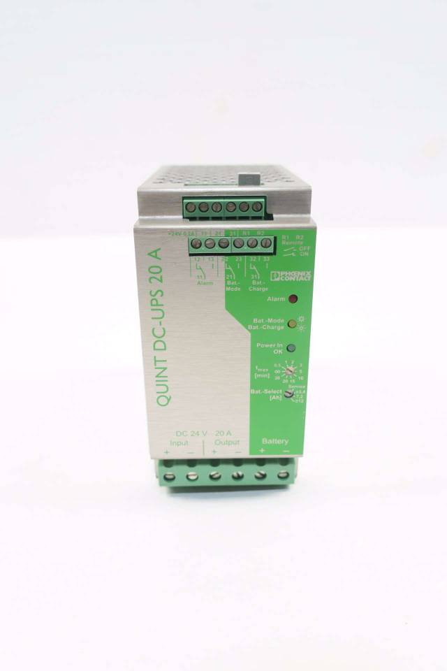 PHOENIX CONTACT QUINTDCUPS/24DC/20 2866239 24VDC 20A BACKUP UPS D559731