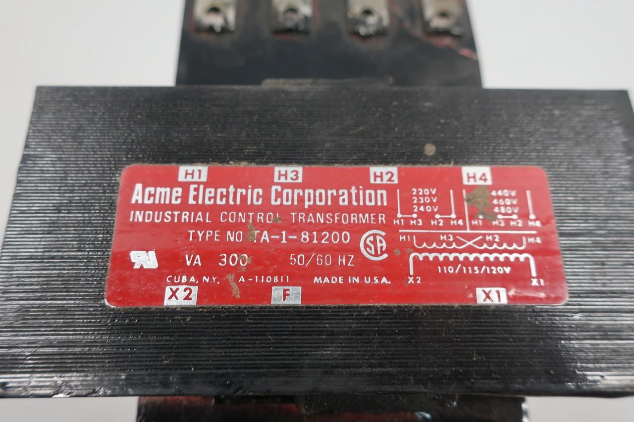 Part Acme Transformer TA-1-81200 