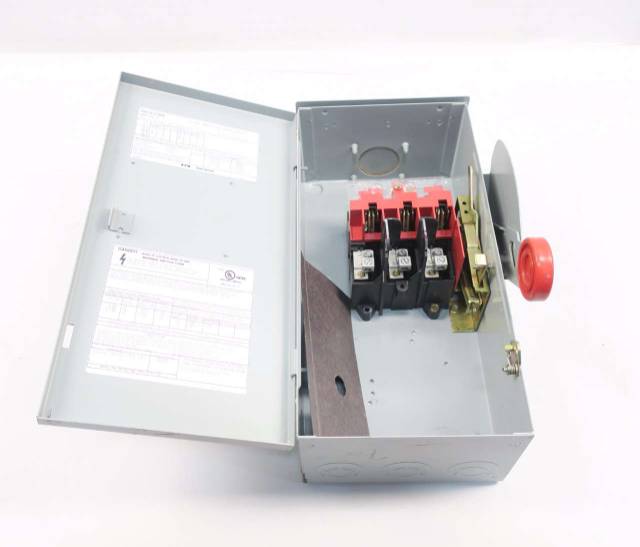 Cutler Hammer Dh362urk Eaton 60a 600v Ac 3p Heavy Duty Disconnect Switch D560277 7281