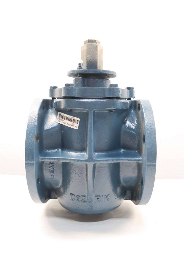 DEZURIK 2061258R003 PEC 175CWP 6 IN IRON FLANGED PLUG VALVE D561841
