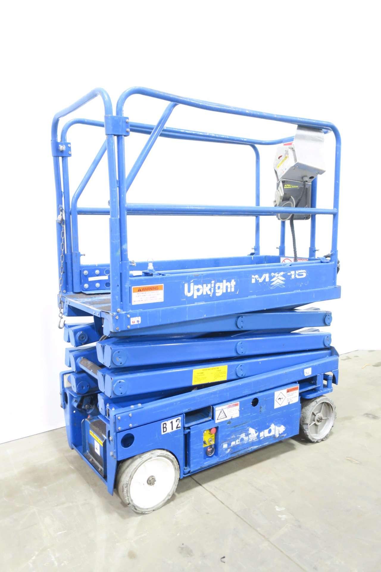 メンテナンス shur lift UPRIGHT MX15 65600-000 21FT 550LBS MAX SCISSOR LIFT D561975