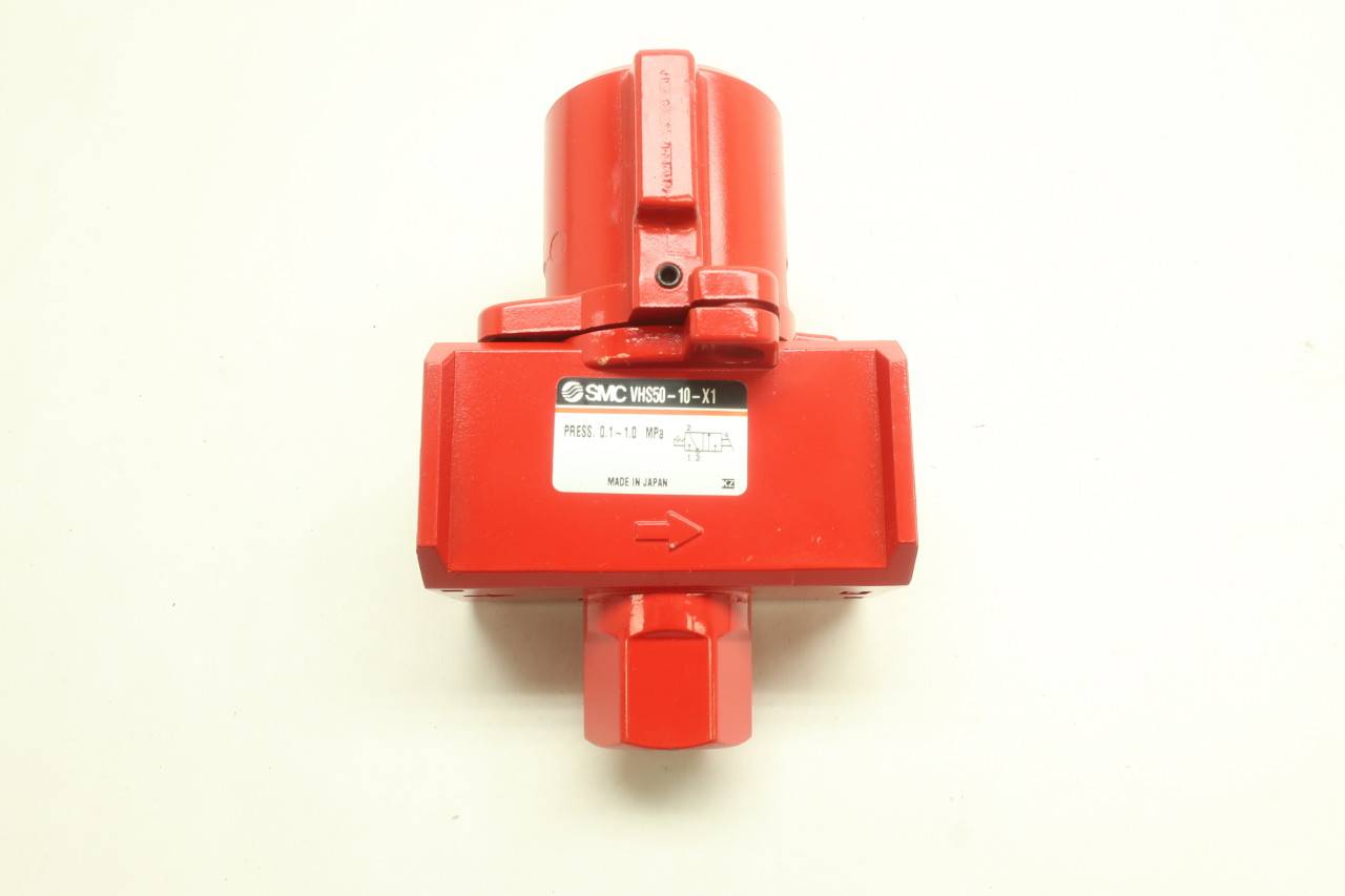 Smc VHS5010X1 Pneumatic Lockout Valve 1in 0.11mpa