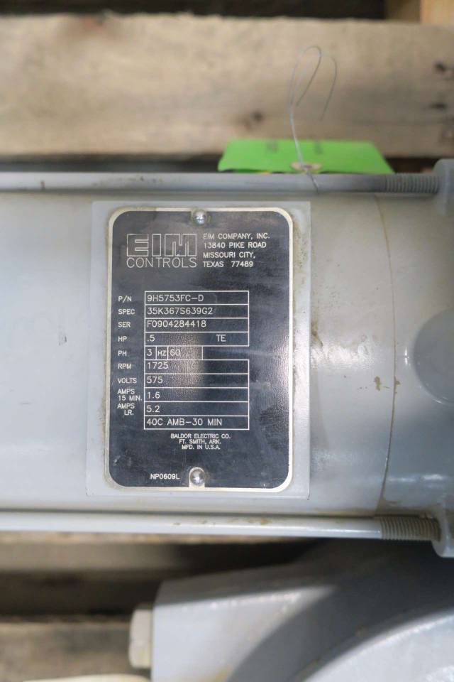 EIM MDF34 M2CP 2000 ROTORY VALVE ACTUATOR CONTROLLER ASSEMBLY D566173