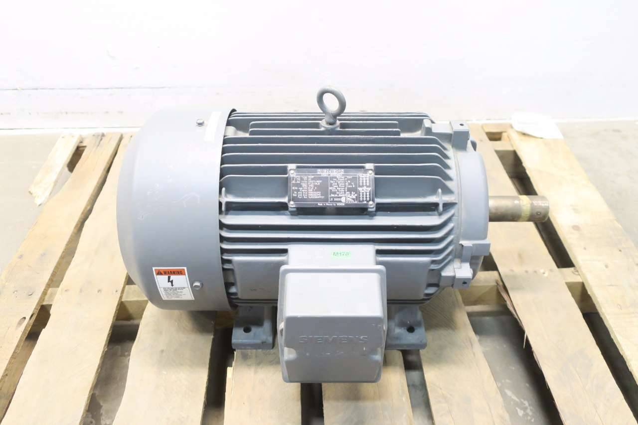 Siemens Rgzp 1la02564fp21 20hp 230 460v Ac 1755rpm 256t 3ph Ac Motor D567724