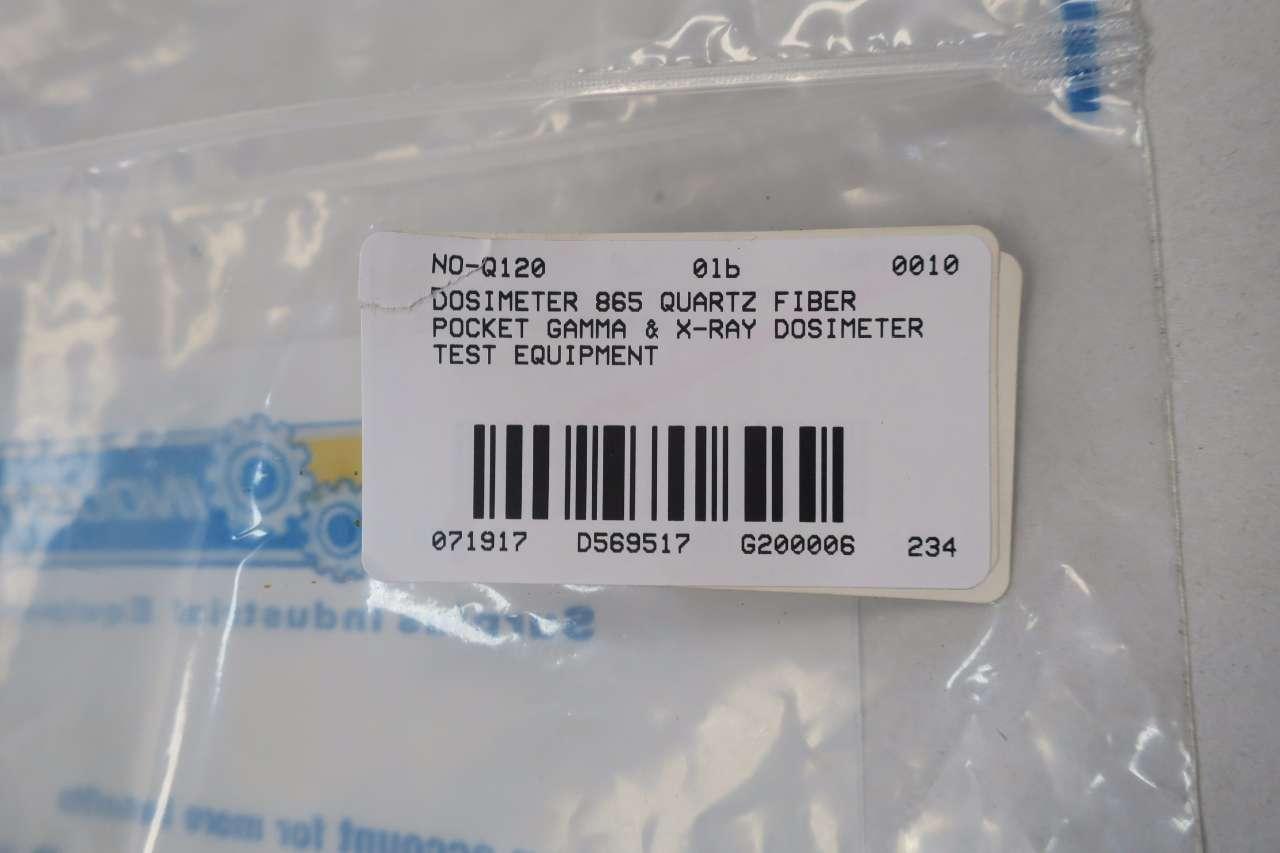 Artisan 865 Quartz Fiber 1500mr Pocket Gamma X-ray Dosimeter 
