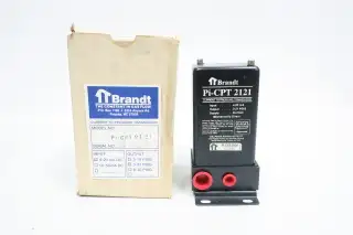 BRANDT PI-CPT2121 CURRENT TO PRESSURE TRANSDUCER 4-20MA 3-27PSI