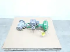 FISHER EZ 657 DVC6010 SIZE 40 PNEUMATIC STEEL FLANGED CONTROL VALVE 2IN 600