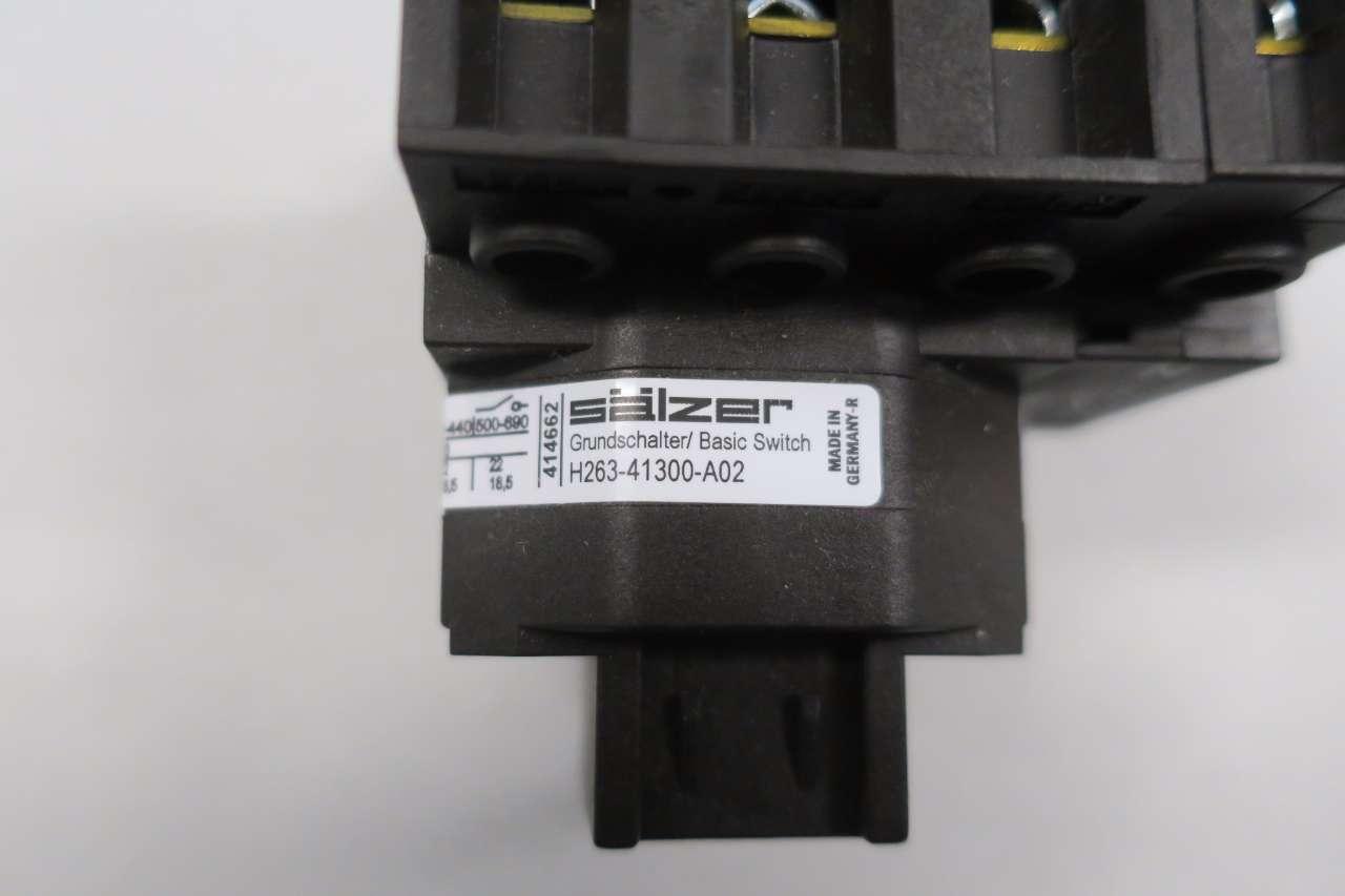 Salzer H263-41400-234M4 Disconnect Switch 63a 380-440v-ac 3p