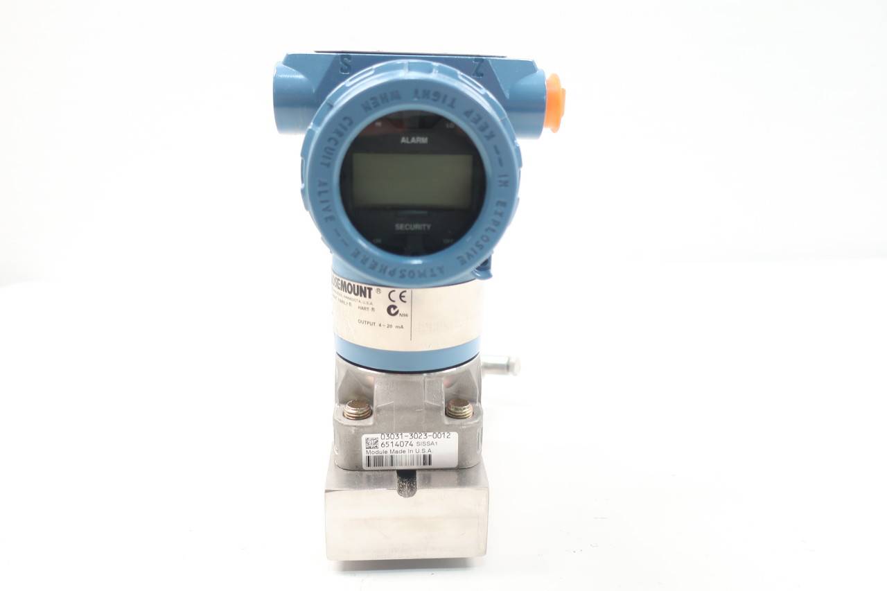 Rosemount 3051CA1A02A1AS5M5 Absolute Pressure Transmitter 050inhg 10.