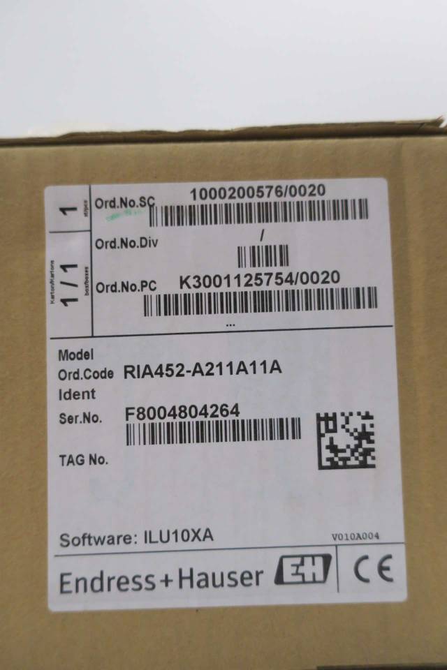 Endress Hauser Ria452 A211a11a Process Display Meter D573142
