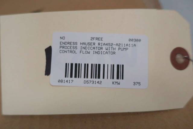 Endress Hauser Ria452 A211a11a Process Display Meter D573142