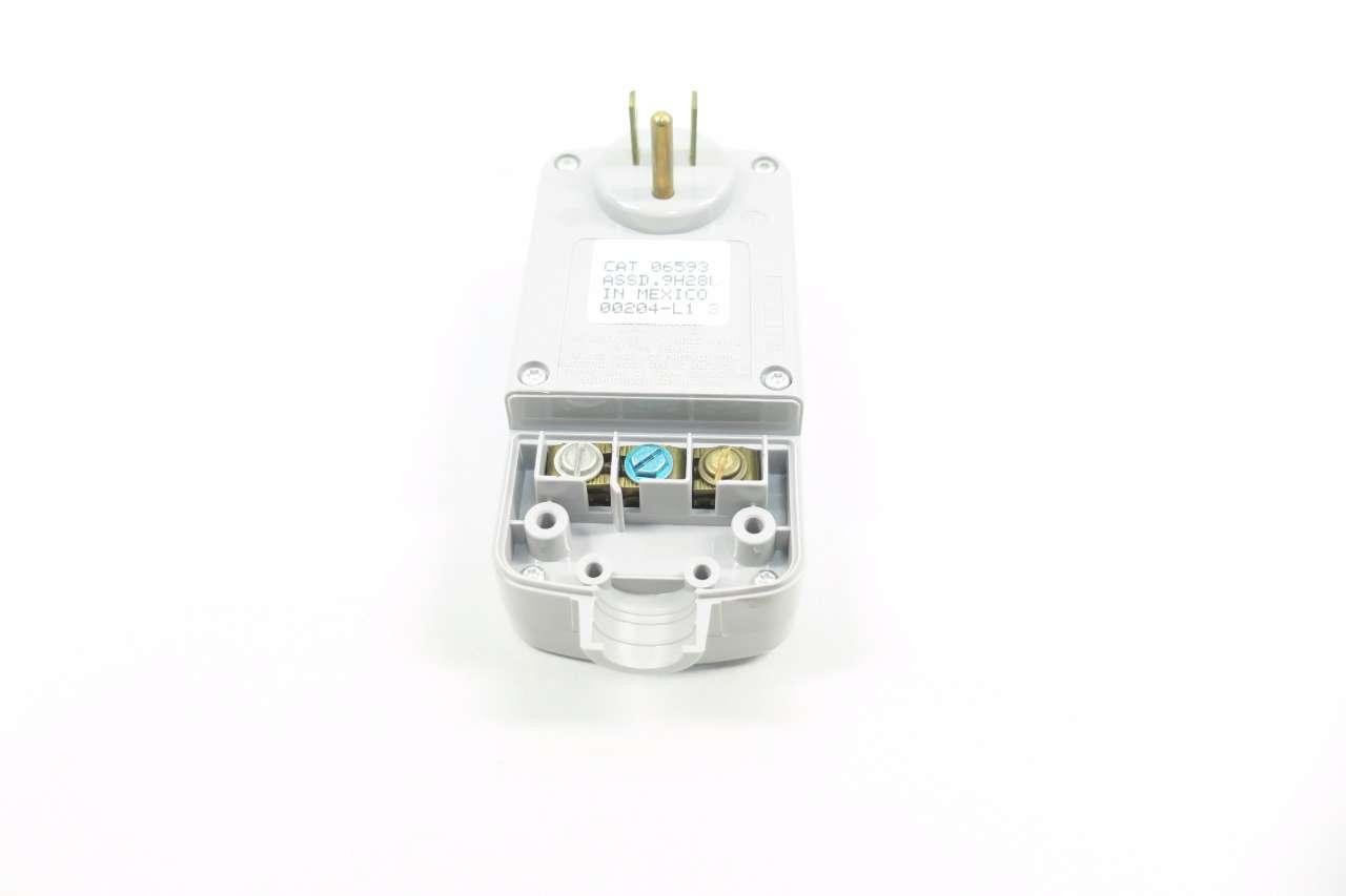 Leviton 6593 Right Angle GFCI Plug 125v-ac 15a Amp for sale online 